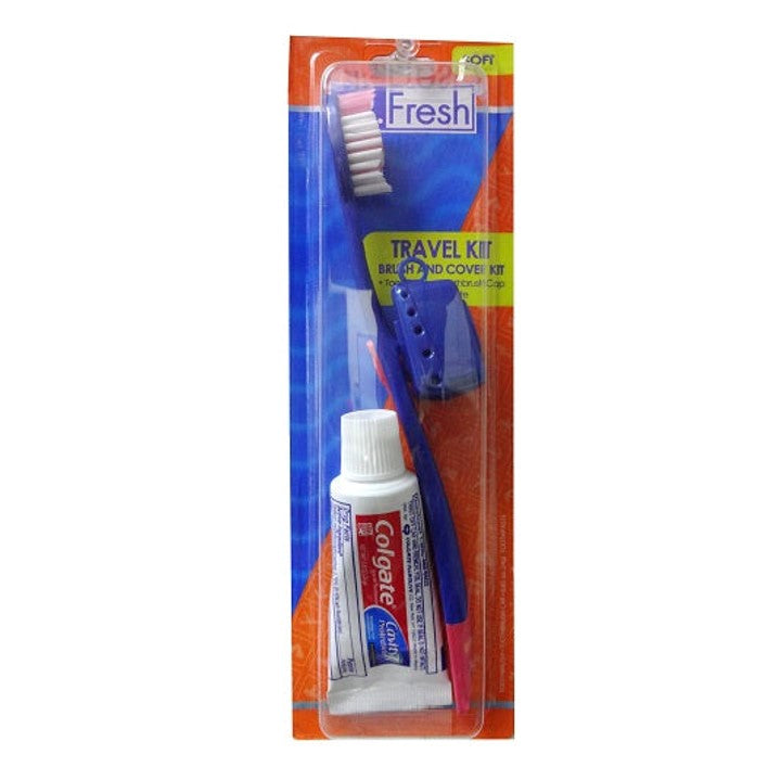 Dr Fresh Travel Kit Crest Toothpaste & Brush 1CT