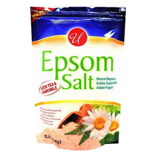 U Epsom Salt Green Tea & Chamomile 1Lb