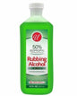 U Rubbing Alchohol Green 50% 12Oz