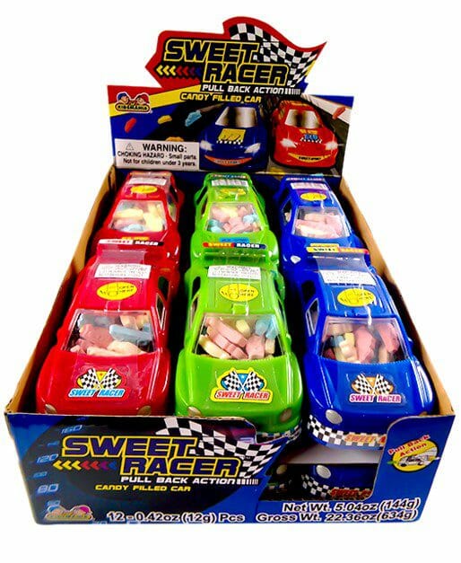 Sweet Racer Candy Fileld Car 12CT