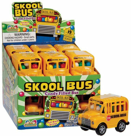 Skool Bus Candy Filled Bus 12CT