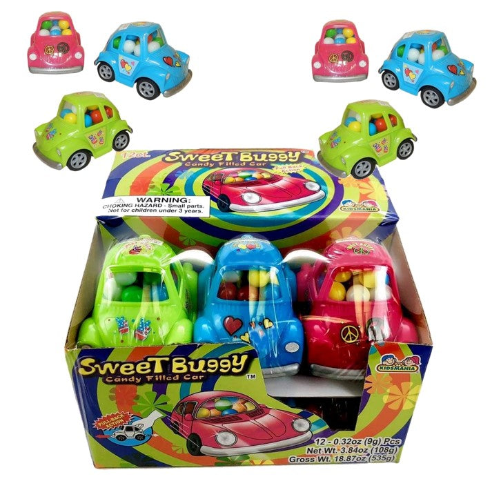 Sweet Buggy Candy Filled Car 12CT