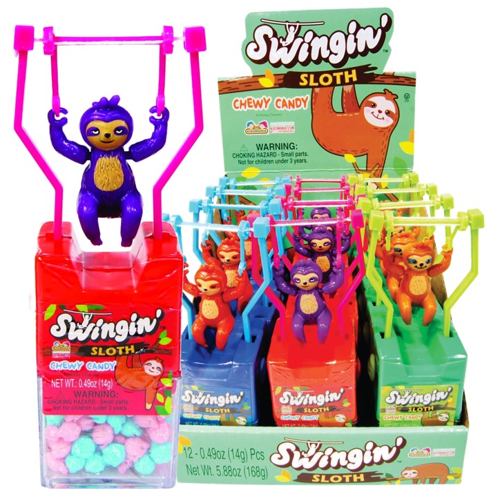 Swingin Sloth Chewy Candy 12CT