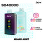 Ijoy 40000 Puffs Disposable SD40000 3D Display AI Voice Control 20ML 5CT