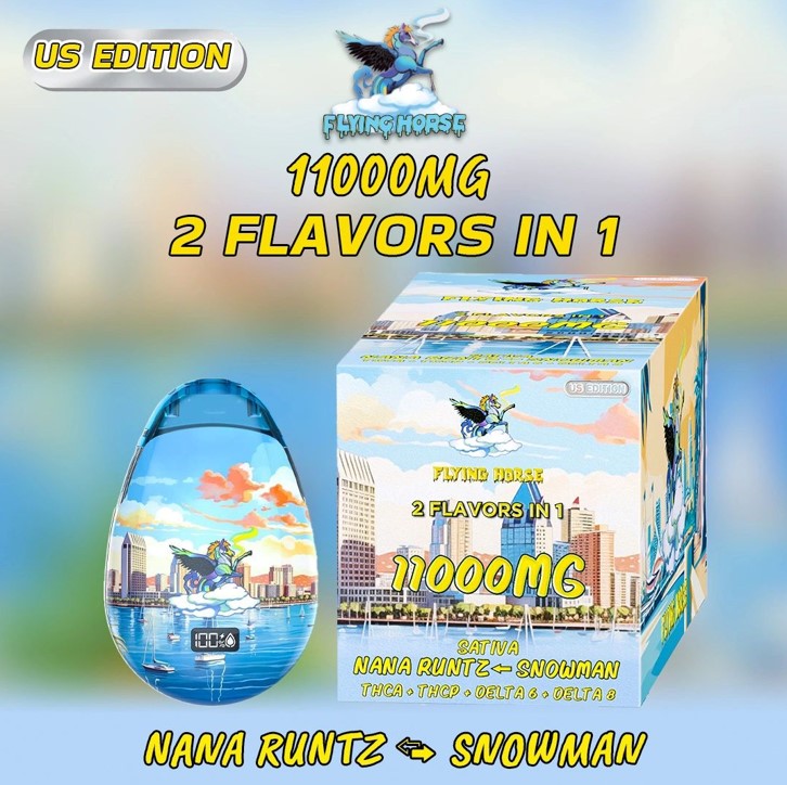 Flying Horse Disposable US Edition 11000MG THCA 5CT