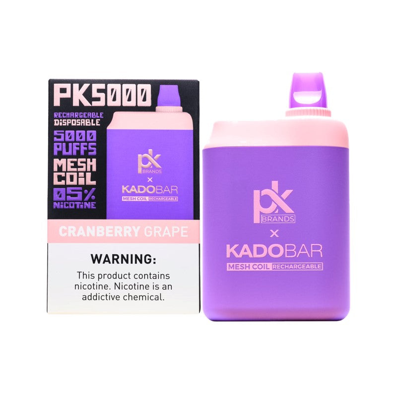 Pk Brands X Kado Bar Disposable Pk5000 Puffs 5% 14ML 5CT