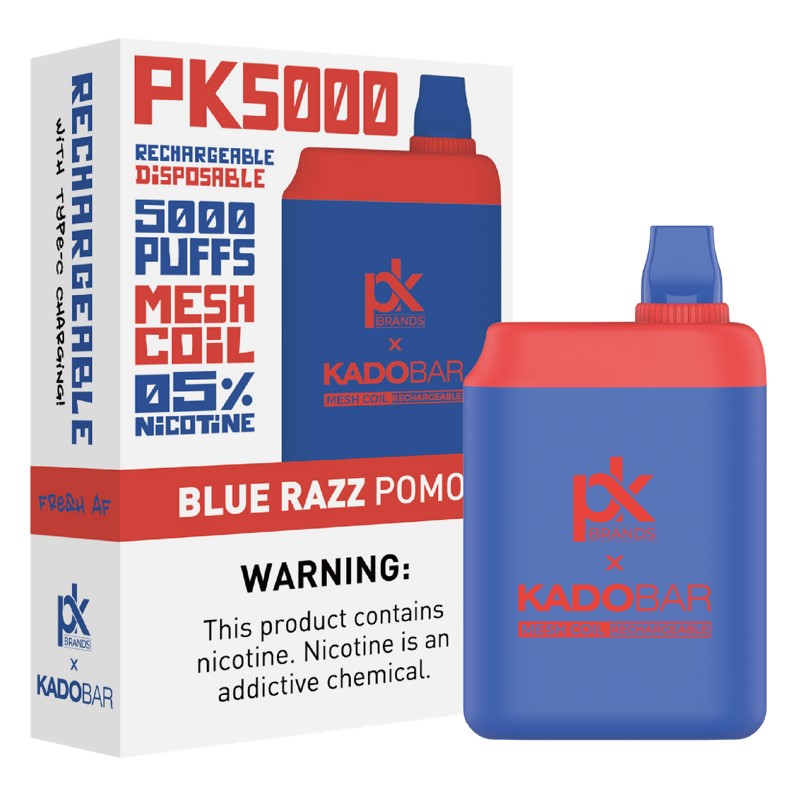 Pk Brands X Kado Bar Disposable Pk5000 Puffs 5% 14ML 5CT