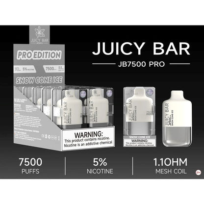 Juicy Bar 7500 Puffs JB7500 Pro 17ML 10CT