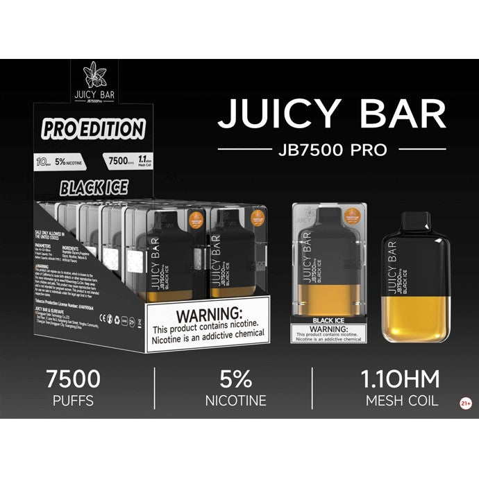 Juicy Bar 7500 Puffs JB7500 Pro 17ML 10CT