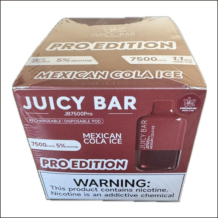 Juicy Bar 7500 Puffs JB7500 Pro 17ML 10CT