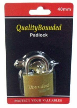 Quality Bounded Shackle Padlock 40Mm 1 CT