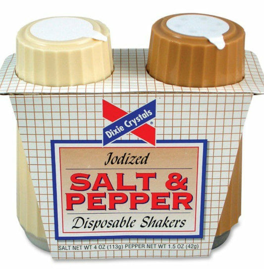 Dixie Crystals Salt & Pepper Shakers 5.5 Oz