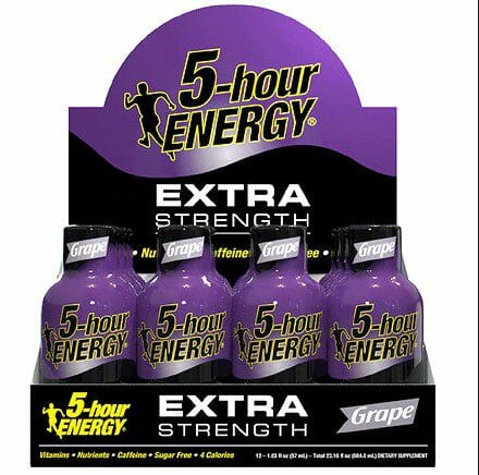 5 Hours Energy Shots 2Oz 12CT