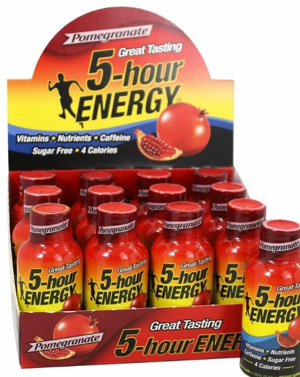 5 Hours Energy Shots 2Oz 12CT