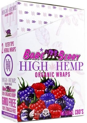 High Hemp Wraps 2Pk 25CT