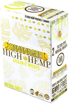 High Hemp Wraps 2Pk 25CT