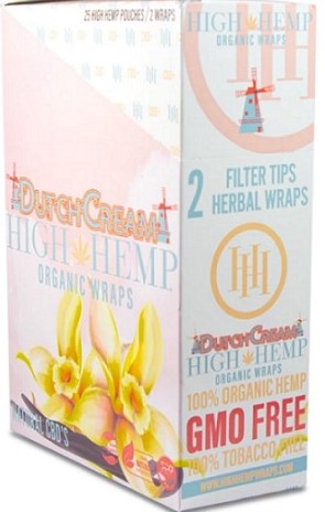 High Hemp Wraps 2Pk 25CT