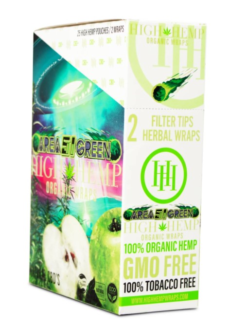 High Hemp Wraps 2Pk 25CT