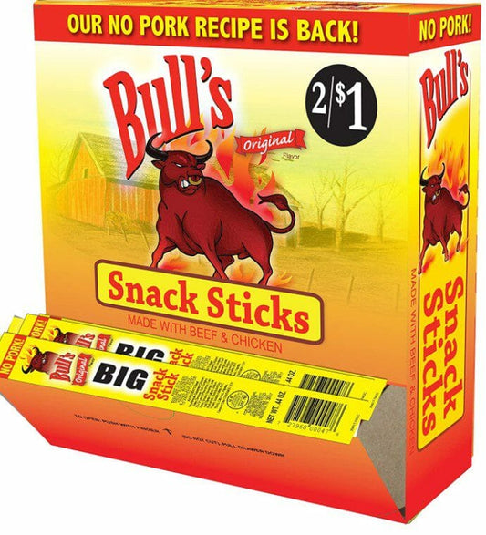 Bulls Big Snack Sticks 0.44Oz 100CT