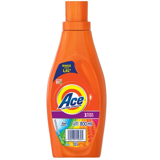 Ace Liquid Detergent Regular 800 ML 1 CT