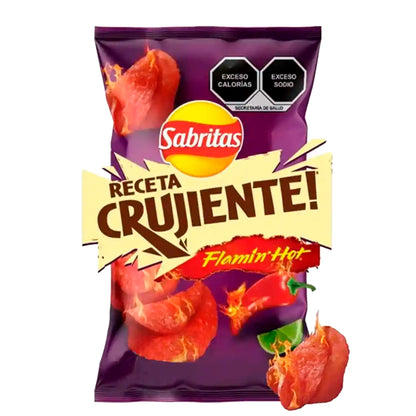 Sabrita Receta Crujiente Chips Flamin Hot 160G