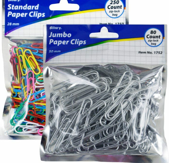 Allary Paper Clips 50 Mm 80 CT