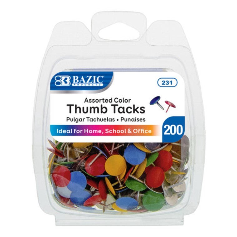 Bazic Thumb Tacks Push Pins 150 Pcs 1 CT