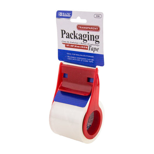 Bazic Clear Packing Tape 1.89"X 800" 48Mm X 2032M 1 CT