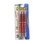 Bazic Royal Roller Ball Pen Red 3 CT