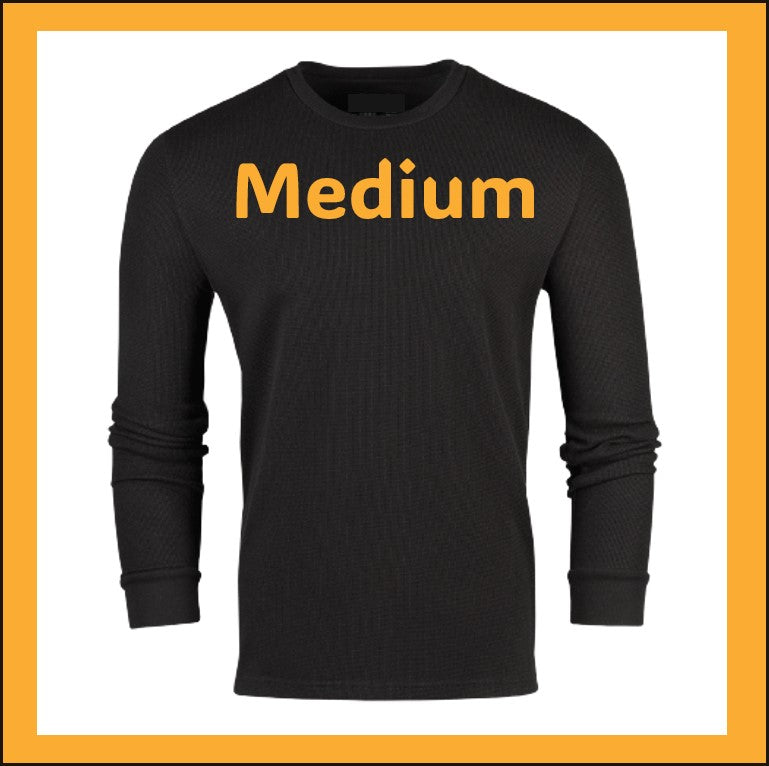Harlem T Shirt Thermal Long Sleeve Round Neck 6CT