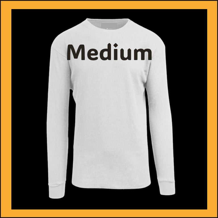 Harlem T Shirt Thermal Long Sleeve Round Neck 6CT