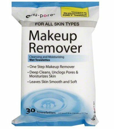 Nu Pore Makeup Remover Wet Towelettes 25 CT