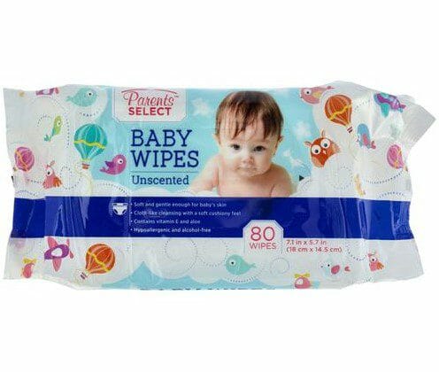 Parents Baby Wipes SeleCT Unscented 80 CT