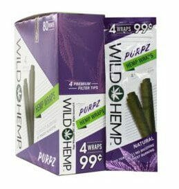 Wild Hemp Wraps 4/99¢ 4Pk 20CT