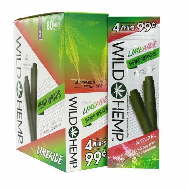 Wild Hemp Wraps 4/99¢ 4Pk 20CT