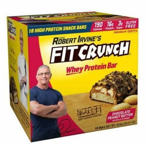Fit Crunch High Protein Bar Choc Peanut Butter 1.62Oz 18CT