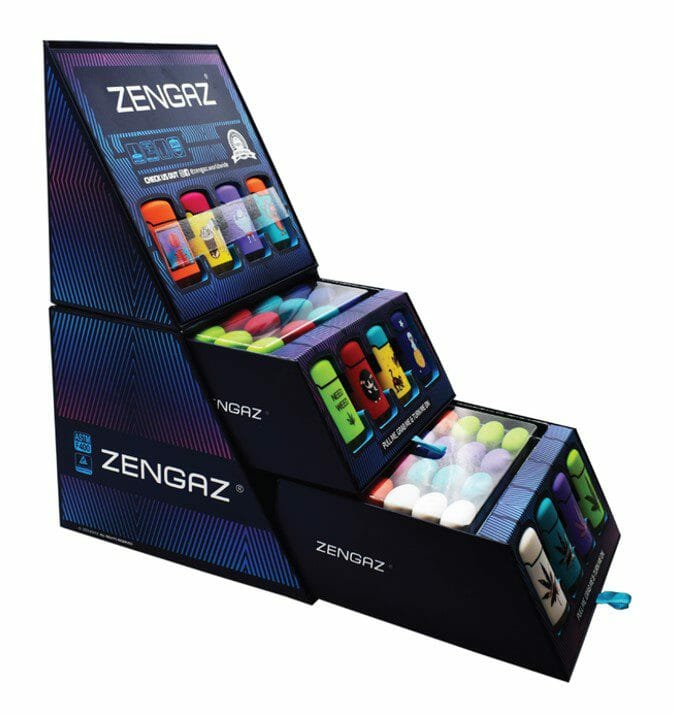Zengas Lighter Display Assorted 48CT