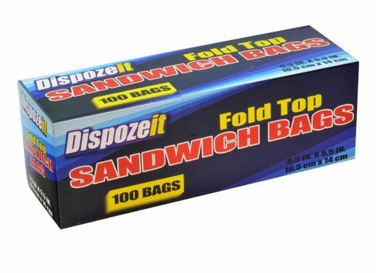 Dispoze It Sandwich Bags 100CT