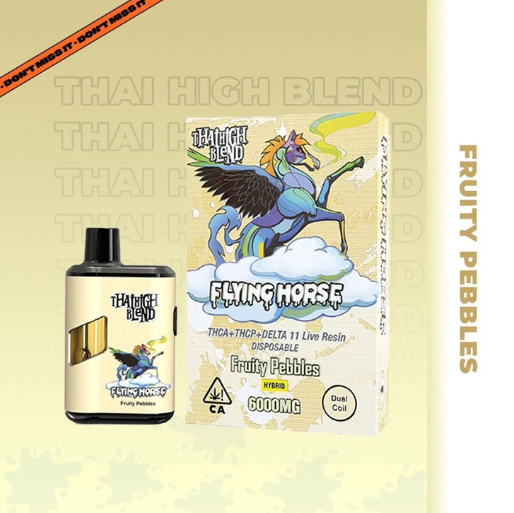 Flying Horse Disposable Thai High Blend THCA 6000MG 5CT