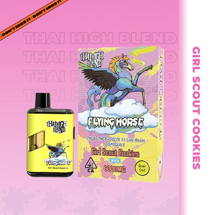 Flying Horse Disposable Thai High Blend THCA 6000MG 5CT