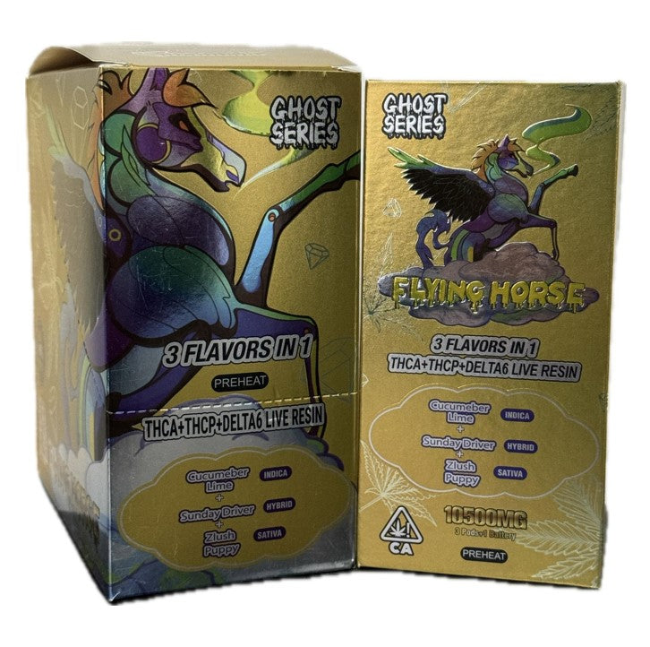 Flying Horse Disposable Ghost Series Live Resin 10500MG 5CT