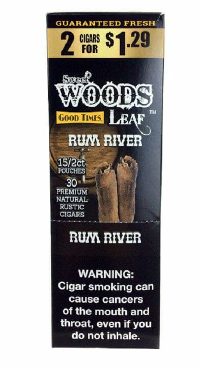 Good Times Leaf Cigars Sweet Woods 2/$1.29 2PK 15CT