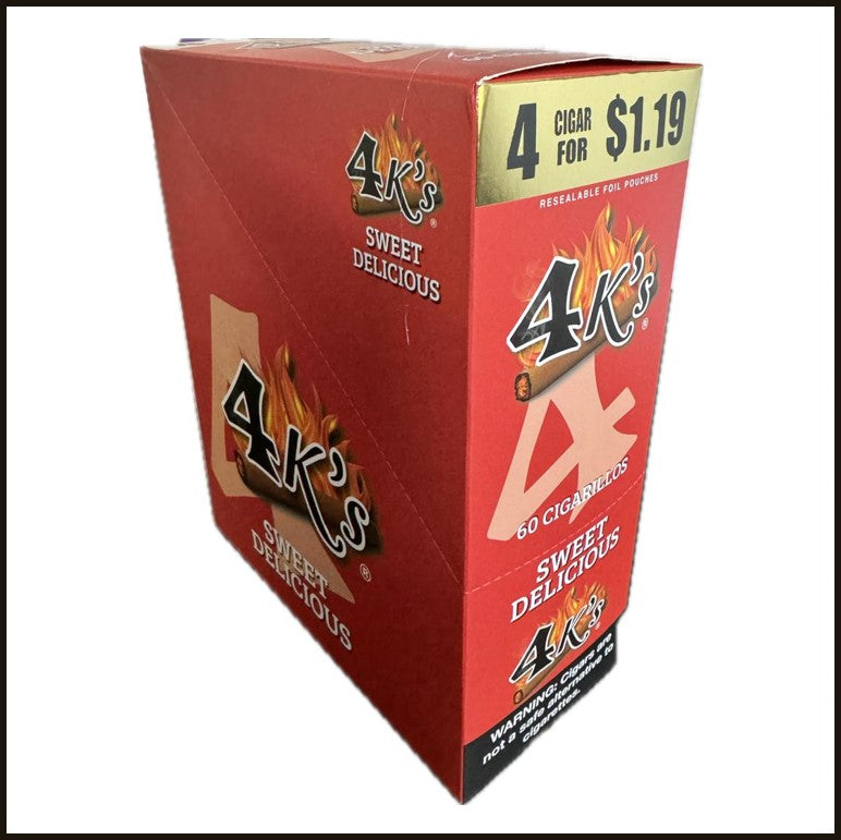 4 Kings Cigars 4/1.19C 4Pk 15CT