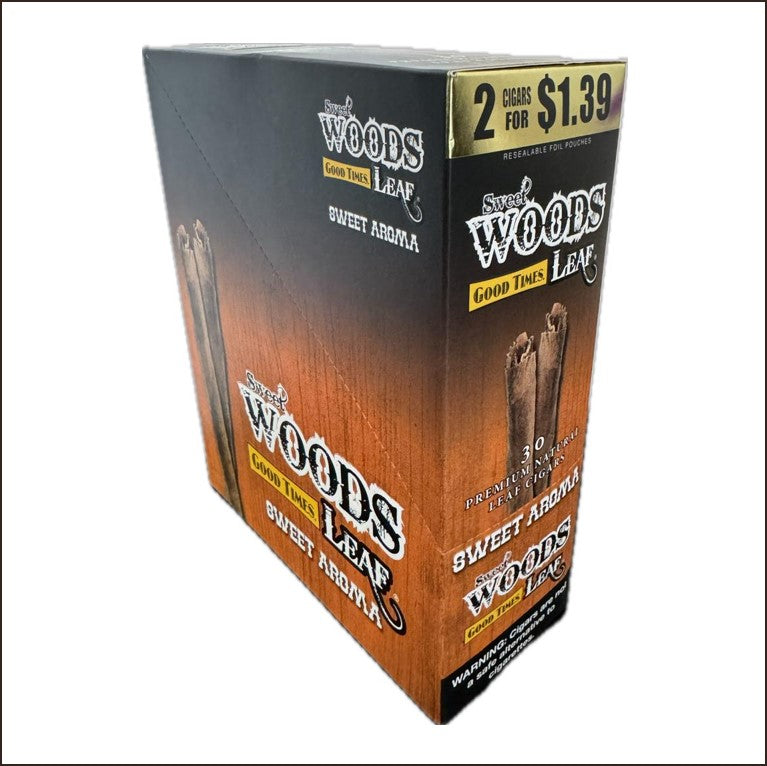 Good Times Leaf Cigars Sweet Woods 2/$1.39 2PK 15CT