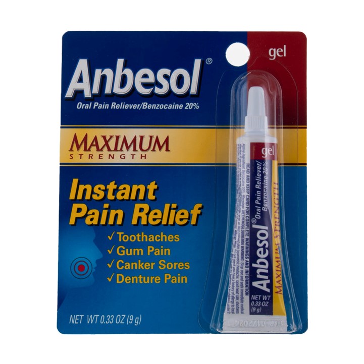 Anbesol Maximum Instant Oral Pain Relief Gel 0.33 Oz – Metro Atlanta ...