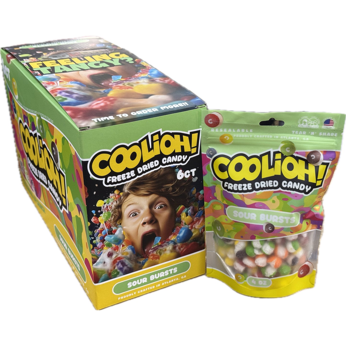 Coolioh! Freeze Dried Candy 2.4 Oz 6 Ct