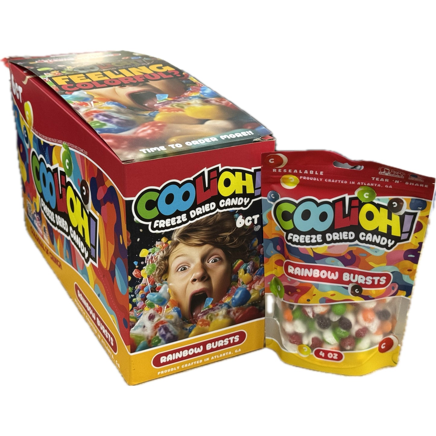 Coolioh! Freeze Dried Candy 2.4 Oz 6 Ct