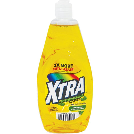 Xtra Lemon Dish Washing Liquid 25 Oz
