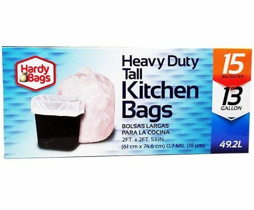 Hardy Trash Bag 13 Gallon 15CT