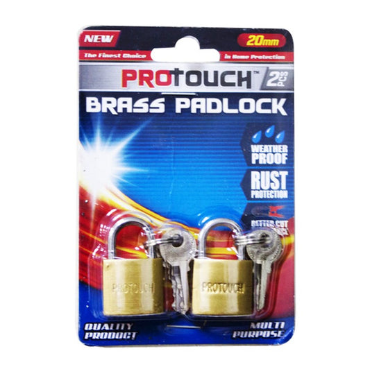 Pro Touch Brass Padlock 20Mm 2CT